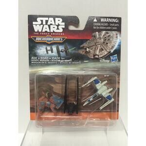 Star Wars Force Awakens Micro Machines Desert Invasion 3 Pack Figures